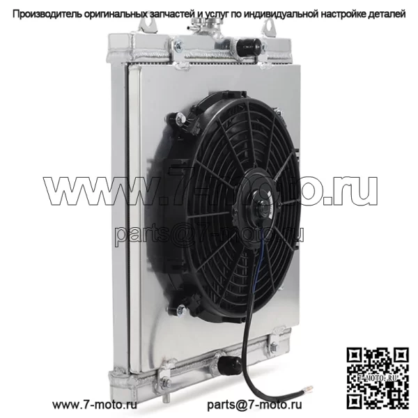 Алюминиевый радиатор с вентилятором для Yamaha YXZ1000R 2016-2018 OEM 2HC-E2461-00-00 - Image 2