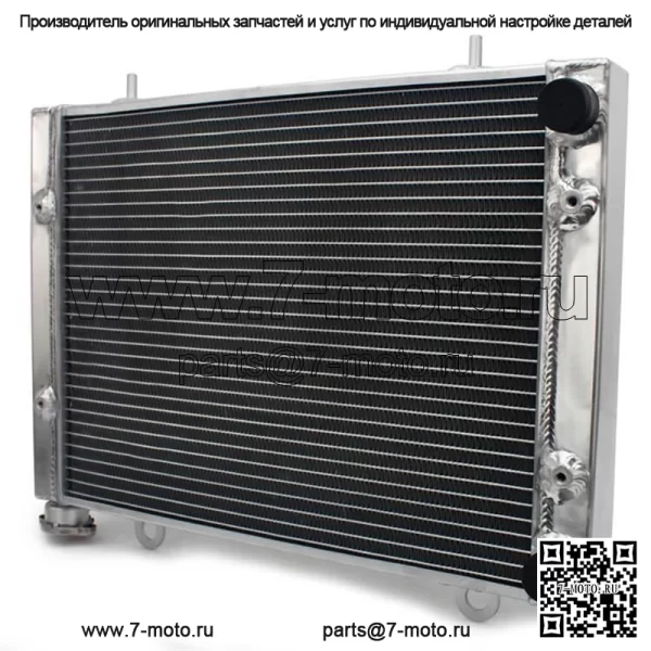 Алюминиевый радиатор для Polaris Ranger Crew 700 2006-2009/Ranger 500 2007-2009 - Image 3