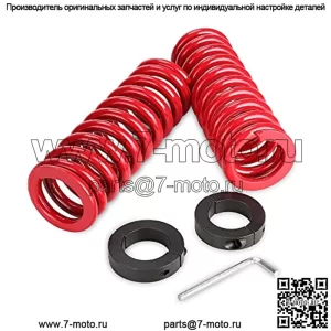 Задняя амортизаторная пружина Yamaha Heavy Duty для моделей гольф-каров Yamaha G14/G16/19/G20/G22/G29/Drive G&E. Одна деталь. Синий/Красный
