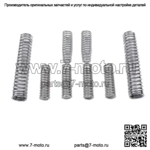 Комплект запасных хромированных пружин вилки Harley Softail Springer FXSTS FLSTS 46053-88 (Для: Harley-Davidson)