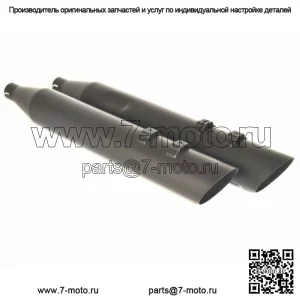 Глушители Jackpot M8 Street Outlaw Black Slash Down Slip On Harley Touring 2017+ (Для: Harley-Davidson)