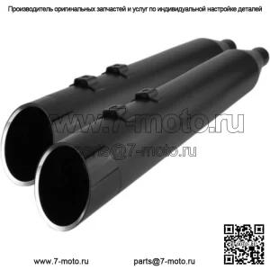 Khrome Werks Black Edge 4.5 HP Plus Slip On Глушители Трубы Harley Touring 95-16 (Для: Harley-Davidson)