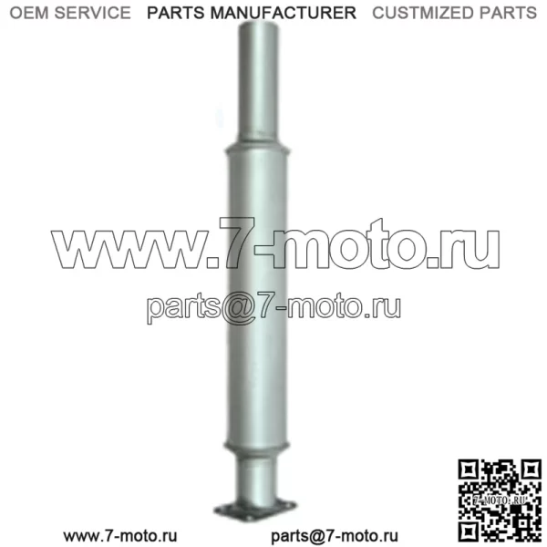 70234493 Новый глушитель длиной 26 дюймов и внешним диаметром 2,25 дюйма подходит для дизельного двигателя Allis Chalmers D15 D17