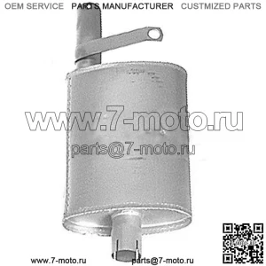 384346R91 Новый 34-дюймовый глушитель подходит для трактора Case-IH Harvester, модель 706