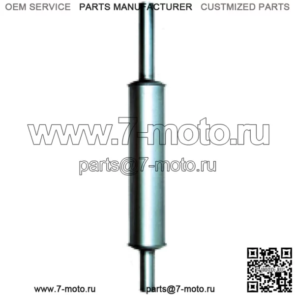 K914083 Вертикальный глушитель с круглым корпусом для трактора David Brown 1200 880 990