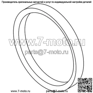 Уплотнение V-образного кольца цапфы