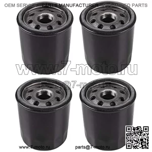 Масляный фильтр, 4 шт., заменяет John Deere AM107423 Kawasaki 49065-2078 Club Car 1016467 Robin 261-65902-A0 Onan 122-0737-03 Cub Cadet 490-201-0001