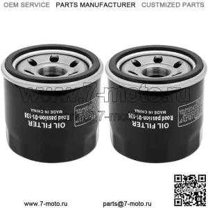 Масляный фильтр для SUZUKI LTF400 EIGER 2X4 2002-2004 LTF400F EIGER 4X4 400 2002-2007 LTF400F KINGQUAD 4X4 2008-2015 (2 шт.)