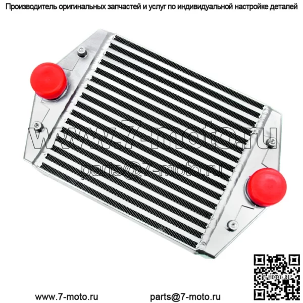 Серебристый алюминиевый интеркулер, подходящий для 2020 2021 2022 2023 Can-Am Maverick X3 Turbo - Image 3