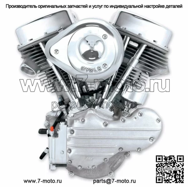 Полный 93-дюймовый двигатель с цилиндрической головкой и генератором переменного тока серии P-93 P93 (для: Harley-Davidson)