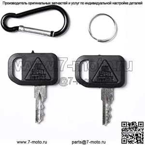 Замена ключей зажигания John Deere Gator Bobcat, AM131841,130 160 165, Gehl, Multiquip с брелком, 2 шт.