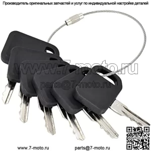 AM131841 6 шт. ключей зажигания, совместимых с газонными тракторами John Deere Gator CS CX HPX Trail TE TH TS TX XUV серии LX X400 X500 X700 300 400 Series