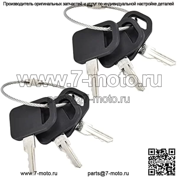 AM131841 6 шт. ключей зажигания, совместимых с газонными тракторами John Deere Gator CS CX HPX Trail TE TH TS TX XUV серии LX X400 X500 X700 300 400 Series - Image 3