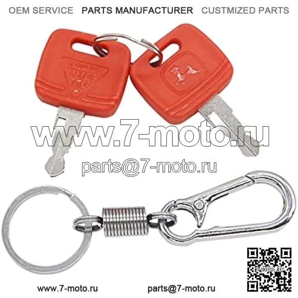RE183935 RE71557 Ключ зажигания с брелком, подходящий для тракторного комбайна John Deere 3120 3320 3720 4210 4320 4510 4710 5045E 5103 5203 7130 7230 - Image 2