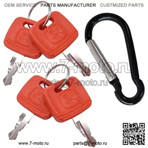 RE183935 RE71557 Ключ зажигания подходит для трактора John Deere Heavy Equipment 2032R 2038R 3120 3320 3720 4044 4210 4320 4310 4510 4710 5103 5203 5320 4 шт.