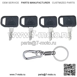 4X ключа зажигания AM131841 TCA24616 131841 для John Deere 300 400 GT GX LX серии 130 160 165 Gator 2020A 2030A 850D 855D 4X2 6X4 622 600 1800 2020
