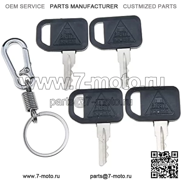 4X ключа зажигания AM131841 TCA24616 131841 для John Deere 300 400 GT GX LX серии 130 160 165 Gator 2020A 2030A 850D 855D 4X2 6X4 622 600 1800 2020 - Image 2