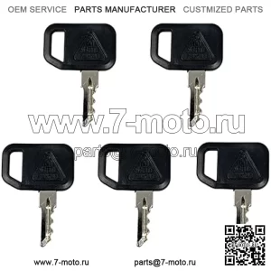 AM131841 Ключ зажигания для John Deere 300 400 GT GX LX 130 160 165 Gator 4X2 6X4 622 600 1800 2020 2030A 850D 855D (5), черный