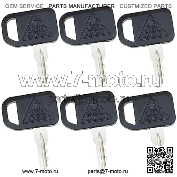 AM131841 6 шт. ключи зажигания, совместимые с JD 300 400 X400 GT GX LX косилка-трактор серии 130 160 165 Gator 4X2 6X4 Gator Key