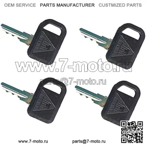 4X ключа зажигания AM131841 для John Deere 1200A 3225C F1145 GT225 LX172 X485 445