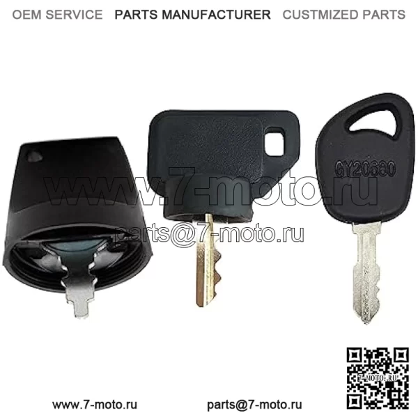 103-2106 63-8360 1-603511 Ключ зажигания 3 шт. Совместим с John Deere Bunker Rake & Field 1200 1200A 800 V40 Косилка D100 D105 D110 D120 D130 D140 Совместимость с косилками Husqvarna