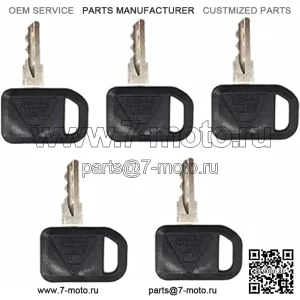 5 ключей зажигания AM131841 TCA24616 131841 для John Deere 300 400 GT GX LX серии 130 160 165 Gator 2020A 2030A 850D 855D 4X2 6X4 622 600 1800 2020, Multiquip с брелком