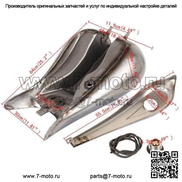 Бензобак мотоцикла Harley - Image 4