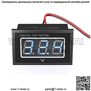 Цифровой измеритель напряжения/вольтметр для гольф-кара, 0,56 дюйма, светодиодный индикатор заряда батареи, вход 24 В ~ 96 В, универсальный для клубного автомобиля EZGO Yamaha, грузовика, лодки, скутера, ATV UTV