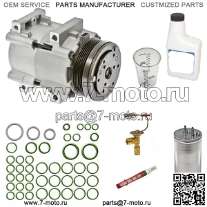 Для Ford Windstar 1999-2003 Omega компрессор переменного тока с ремонтным комплектом кондиционера