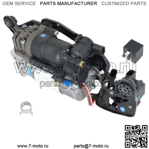 Для BMW F15 X5 F16 X6 2014-2018 компрессор пневматической подвески с блоком электромагнитных клапанов