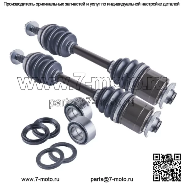 Arctic Cat 400 500 передние мосты CV, комплект подшипников и уплотнений ступиц 1998 г. 1999–2001 гг.