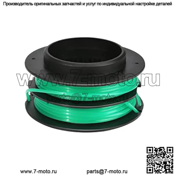 T25 0,080 дюйма, 20-футовая катушка триммера, совместимая с Husqvarna T25 125LDX 128L 128LD 128LDX 128RJ 129L 128DJX 129DJX 124R Триммер для струн 537338601 Катушка триммерной головки - Image 3
