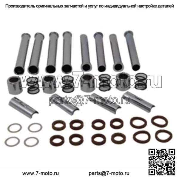 Хромированная крышка трубки толкателя, полный комплект, силиконовая модель Harley Ironhead Sportster (для: Harley-Davidson)