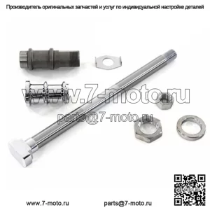 Комплект заднего моста с хромированной квадратной головкой 36-57 Harley Flathead Knucklehead Panhead Rigid (для: Harley-Davidson)