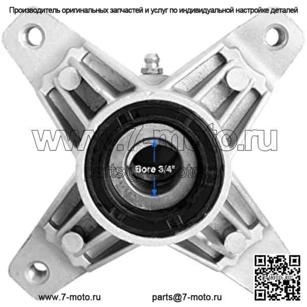 918-04426 Шпиндель подходит для газонокосилки Cub-Cadet, 618-3129 Узел шпинделя для газонокосилки Cub-Cadet Z Force Enforcer 44 дюйма, 48 дюймов, 50 дюймов, 54 дюйма, 60 дюймов, газонокосилки с нулевым поворотом, газонокосилки MTD Cub-Cadet GT2544. - Image 4