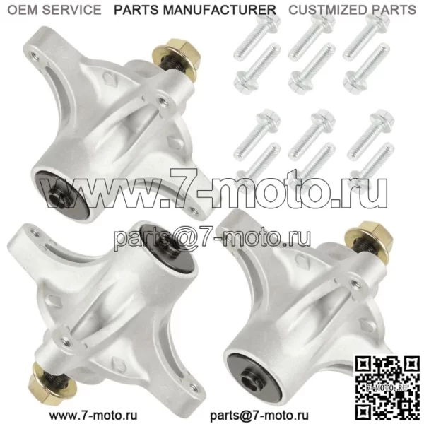 3 шпинделя в сборе для TimeCutter SS 4216 SS 4235 4260 5035 5060 ездовая косилка