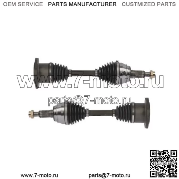 2 ПЕРЕДНИХ ПРИВОДНЫХ ВАЛА для CHEVROLET SILVERADO1500 / GMC SIERRA / 00-06 4WD
