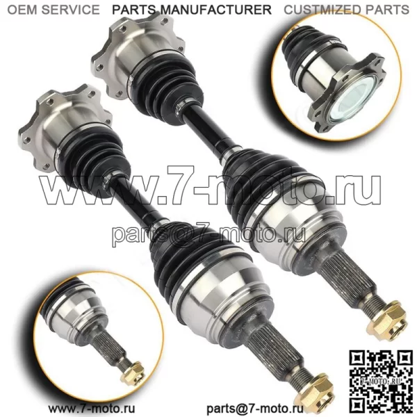 Передний мост CV для Tahoe GMC Sierra 1500 Suburban 1500 4WD 6 LUG (для: Silverado 1500) - Image 2
