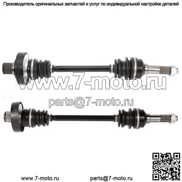 Для 2006-2009 Yamaha Rhino 450 YXR450FA 4x4 2 шт. задние мосты ШРУС (подходит: Yamaha Rhino 660)
