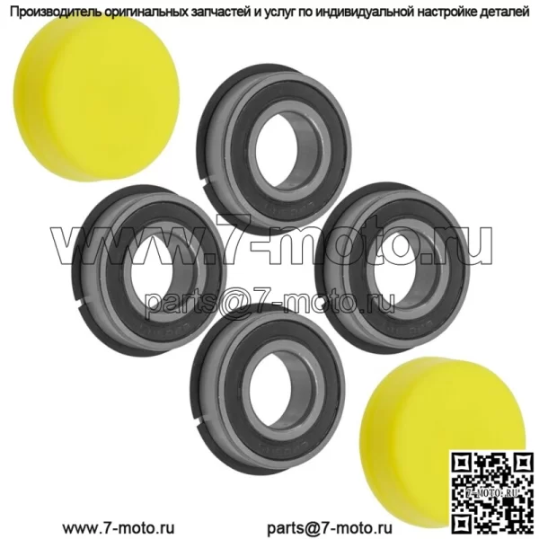 Шариковый подшипник колеса с крышкой для фронтальной косилки John Deere F710 F725 F735 F910 F911 F912 - Image 4