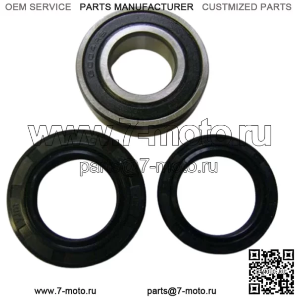 HONDA 300 350 400 420 450 RANCHER FOURTRAX КОМПЛЕКТ ПОДШИПНИКОВ НИЖНЕГО РУЛЕВОГО ШТОКА 104 (Для: Honda)