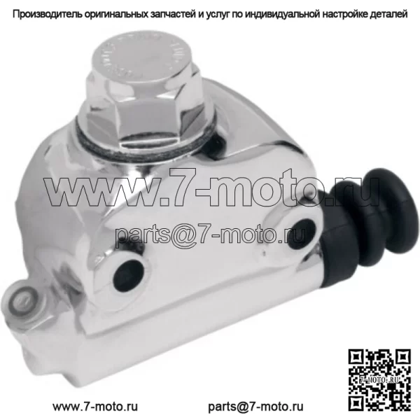 Хромированный задний главный тормозной цилиндр  41761-58 Harley FL FX 58-72 (Для: Harley-Davidson)