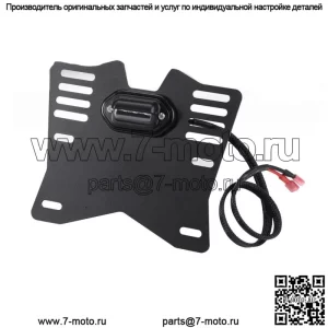 UTV ATV Держатель номерного знака Светодиодный кронштейн для Polaris Ranger RZR Can-Am X3