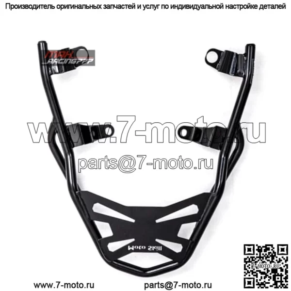 Задний багажник, черные стальные аксессуары для мотоциклов, багаж HONDA ADV 150 2021-22 (для: Honda)