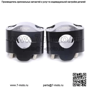 7/8 "22 мм мотоциклетный руль с ЧПУ, адаптер для руля, ручка для крепления на толстую планку, черный зажим