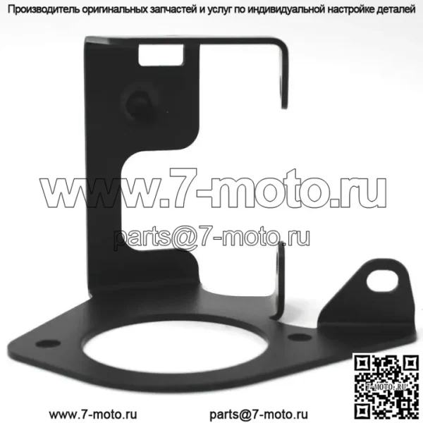 Задний опорный кронштейн Trans, черный, номер детали — 5254350-458 для Polaris