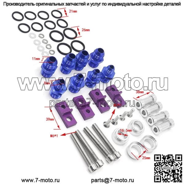 Модифицированная топливная рейка для Subaru EJ20 Impreza WRX STi Forester комплект топливной рампы - Image 3