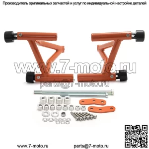 Для изготовленных на заказ слайдеров и защитных дуг KTM Duke из алюминиевой рамы