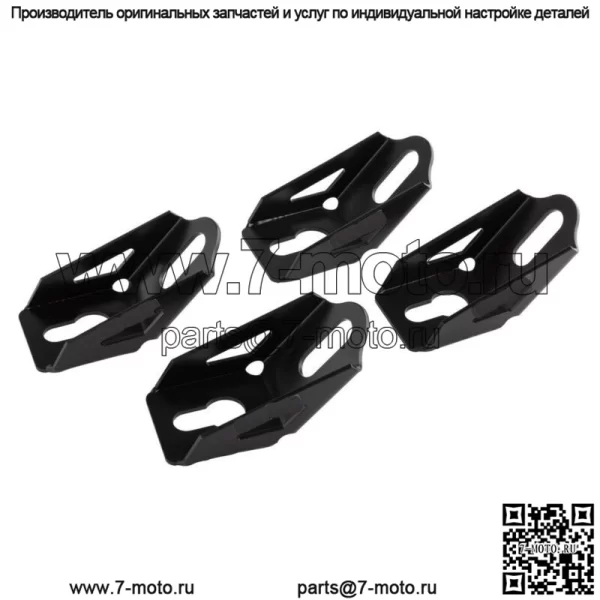 Крепежные адаптеры Tusk Maverick X3, 4 шт. в упаковке, с черным порошковым покрытием для CAN-AM
