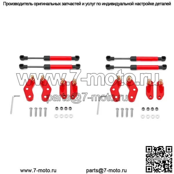 Подходит для 17-23 Can-Am Maverick X3 MAX R BR Turbo Red Billet Алюминиевый комплект открывания дверей